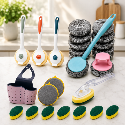 NeatLab™ Kitchen Cleaning Starter Kit – 19-Piece Bundle