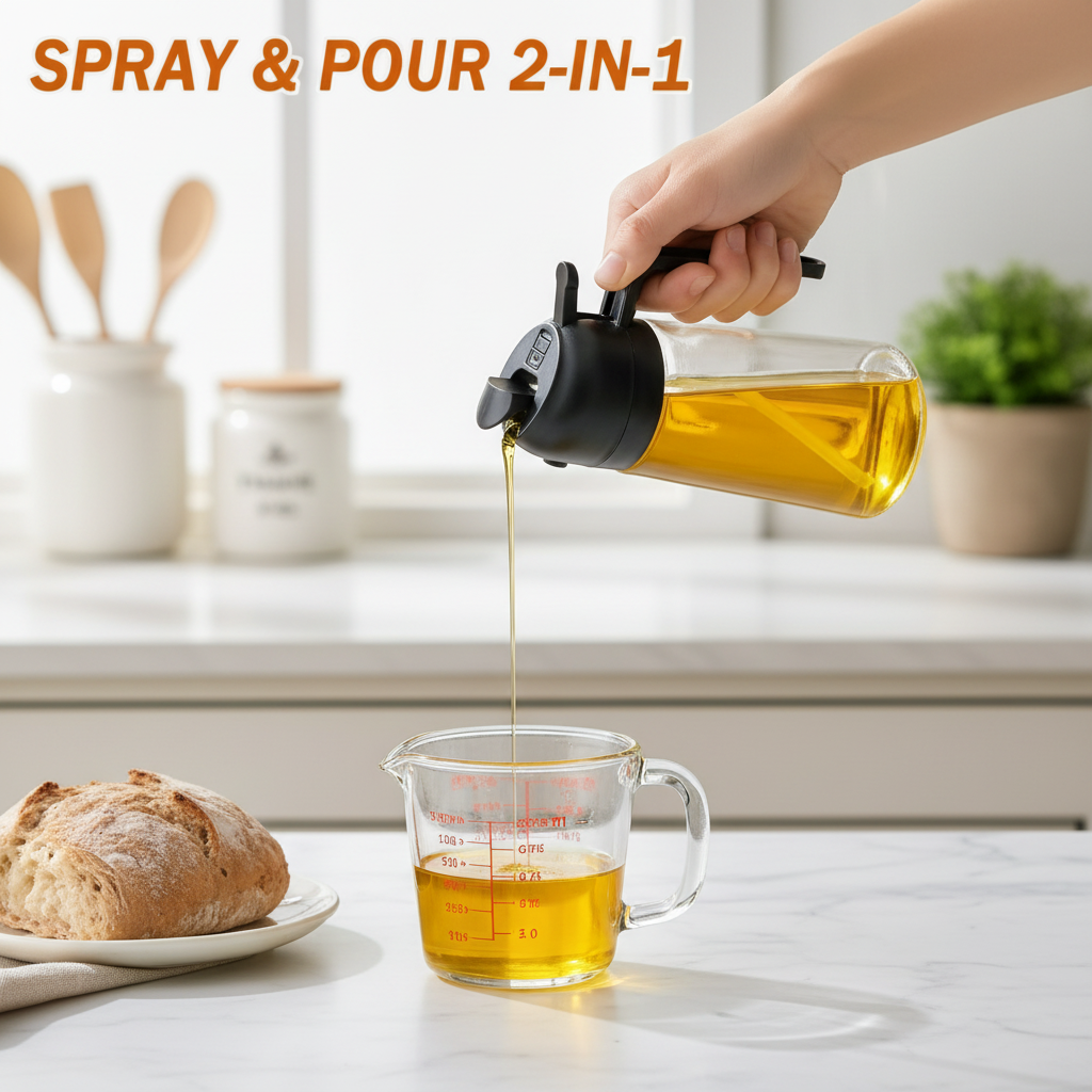 NeatLab Multi-Purpose Kitchen Oil Spray Bottle